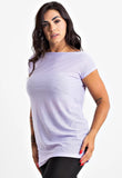 Blusa Fitness Lilás Manga Curta | REF: BLMC1