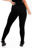 Calça Rasgada Perna Preta Legging | REF: LX239